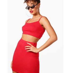 Red two piece set